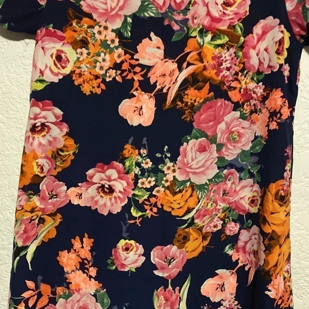 12 pm by Mon Ami USA floral short sleeve dress small - Picture 6 of 7